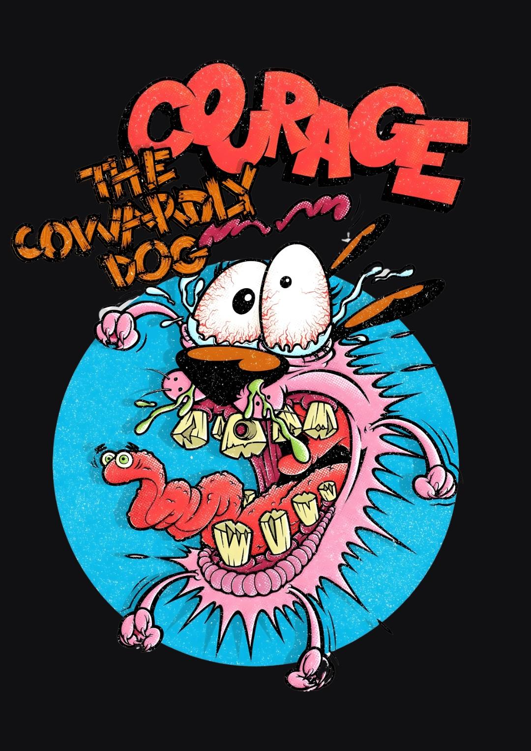 COURAGE THE COWARDLY HOODIE